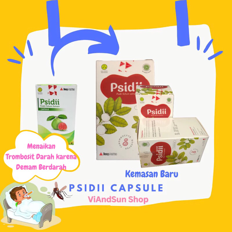 Jual Psidii 50 Kapsul - Dexa - Meningkatkan jumlah sel darah merah ...