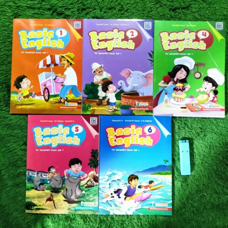 Jual ORIGINAL BUKU BAHASA INGGRIS BASIC ENGLISH KELAS 1 2 4 5 6 SD ...
