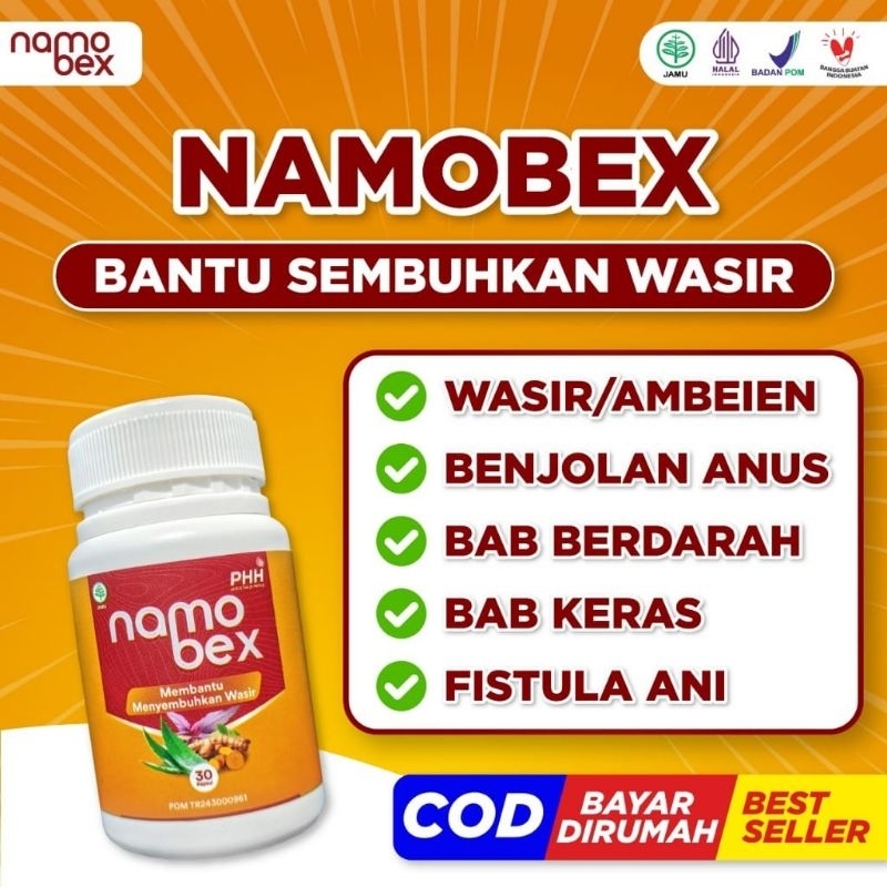 NAMOBEX Asli Obat Wasir Ambeien Tanpa Operasi Ampuh BPOM