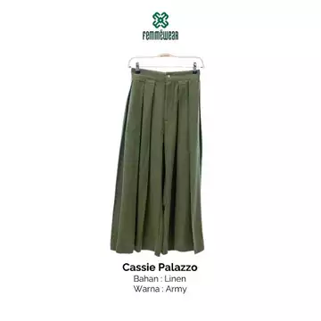 Femmewear Cassie Palazzo Culottes I Kulot Linen Casual