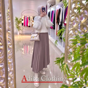 Rok Plisket Hyget Premium Mayung Dan Tebal