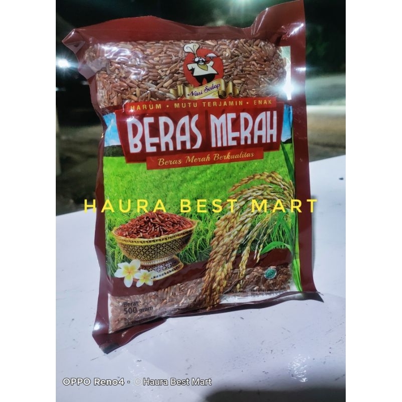 Jual Berasku beras merah organik 500gr | Shopee Indonesia