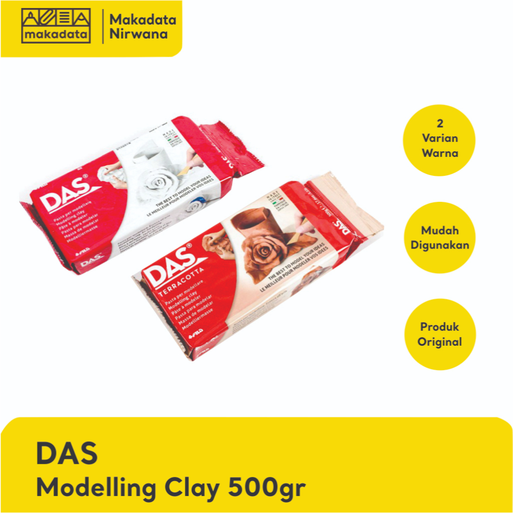 Jual DAS MODELLING CLAY 500GR (1 PCS) | Shopee Indonesia