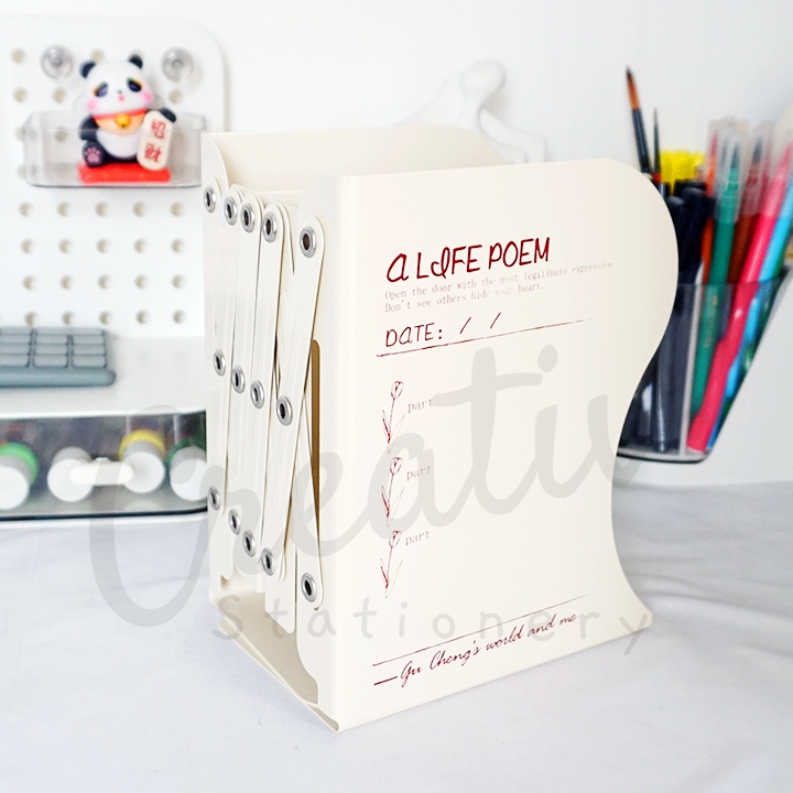 Jual Panmomo Adjustable Bookends A Life Poem [CREATIV] | Shopee Indonesia