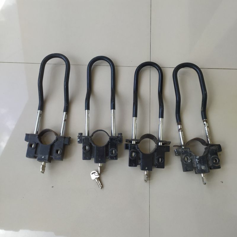 Jual Gembok Kunci Shock Depan Kunci Ganda Roda Depan Semua Motor Honda ...