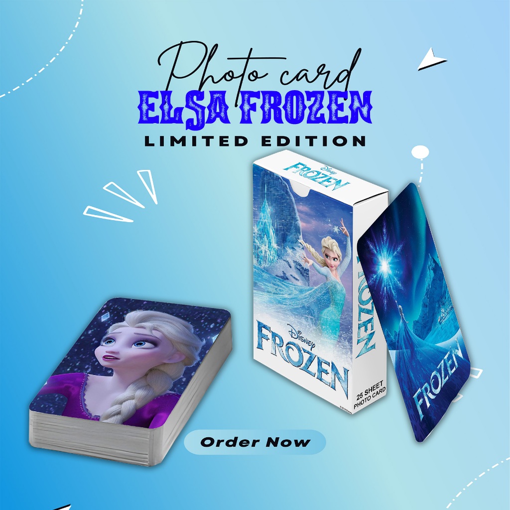 Jual PHOTOCARD ELSA FROZEN PREMIUM 25 SHEET | Shopee Indonesia