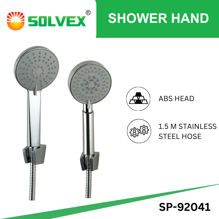 Jual SOLVEX Hand Shower Set Kepala Shower Mandi Chrome Head Multi ...