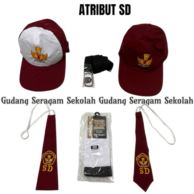 Jual Aksesoris Perlengkapan Seragam Sekolah MERAH PUTIH SD Shopee