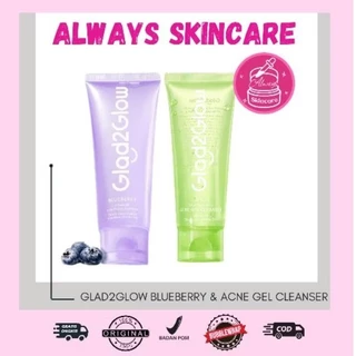 Glad2Glow Blueberry Acne Gel Cleanser 70ml