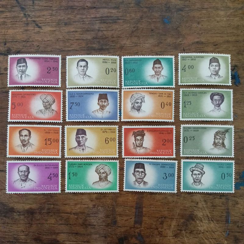Jual perangko tokoh/pahlawan Indonesia(B40) | Shopee Indonesia