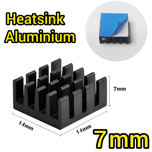 Jual Heatsink Cooling Cooler 14x14x7mm Heat sink Alumunium Pendingin ...
