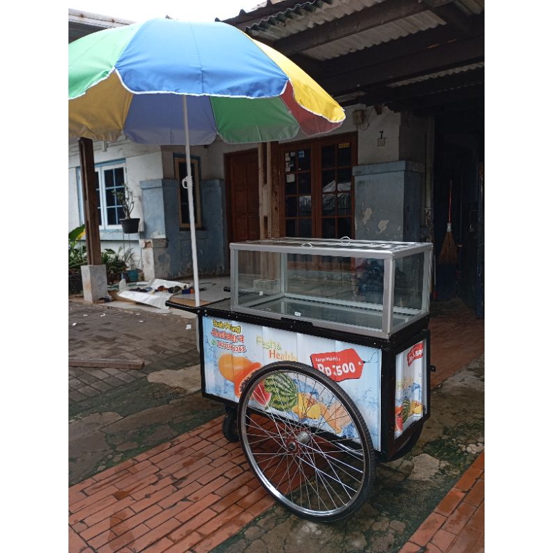 Jual gerobak buah potong 100x50 | Shopee Indonesia