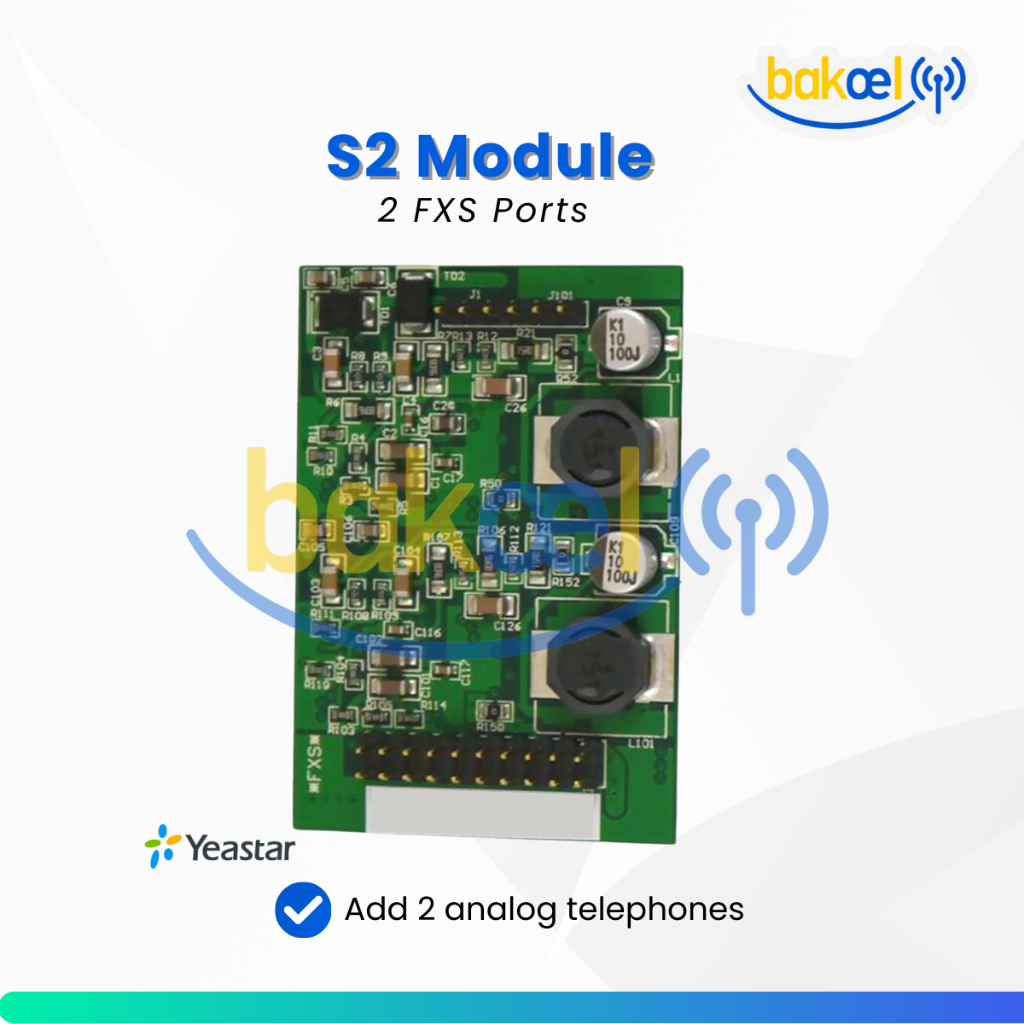 Jual YEASTAR MODULE S2 Module ( 2 FXS Ports ) | Shopee Indonesia