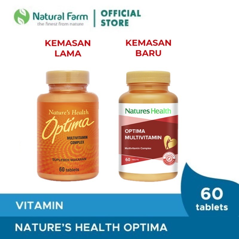 Jual Natures Health Optima Multivitamins - 60 Tablets | Shopee Indonesia