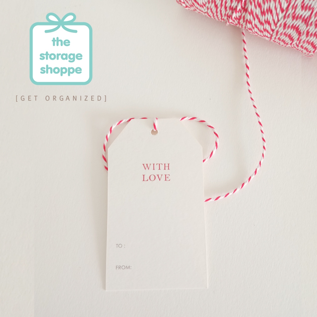 Jual Gift Tag / Hang Tag / Kartu Ucapan Warna Merah Putih | Shopee ...