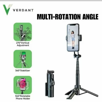 Tongsis Tripod Selfie Stick Bluetooth ORGINAL VERDANT Super Mini 80CM Gampang Di Bawa Kemana