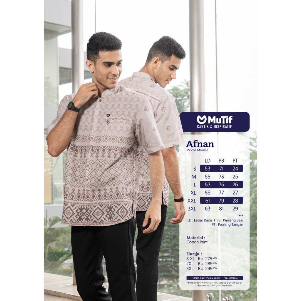 Jual MUTIF TERBARU 2025 SARIMBIT BALYNA AFNAN MOCHA MOUSSE