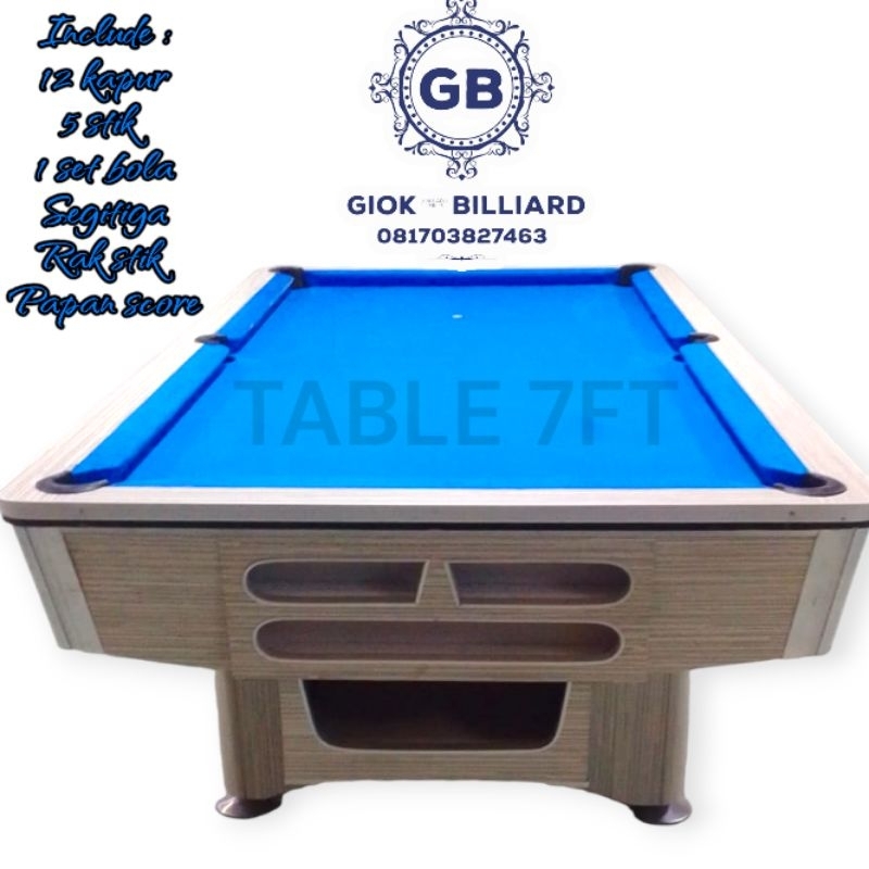 Jual MEJA BILLIARD - BILYAR - BILIAR - BILIARD 7 FIT | Shopee Indonesia