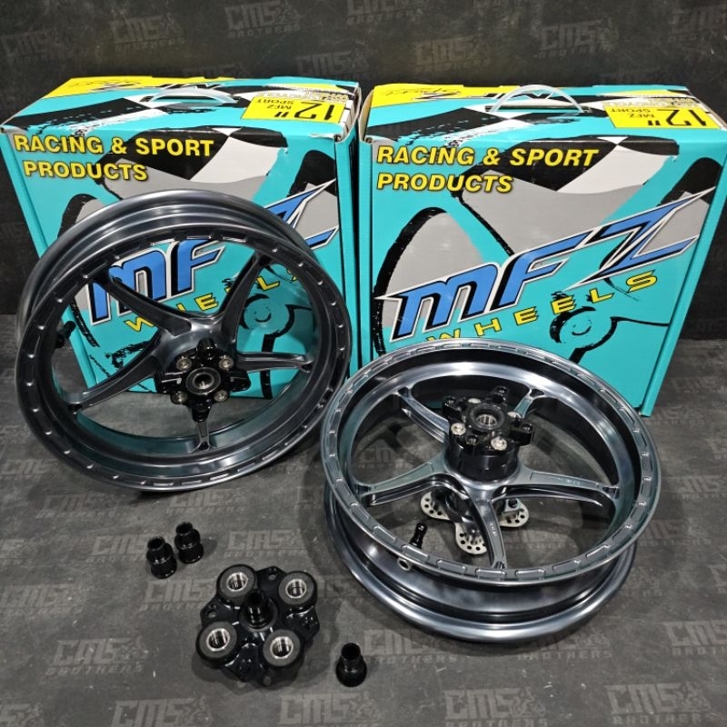 Jual Velg MFZ Forged Rims Honda Monkey 125 ring 12 x 250 300 Titanium ...