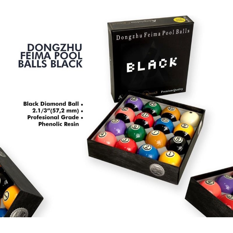 Superior Quality Billiard Pool Ball 57.2 Mm Nine Ball Pool Table Playing Balls A