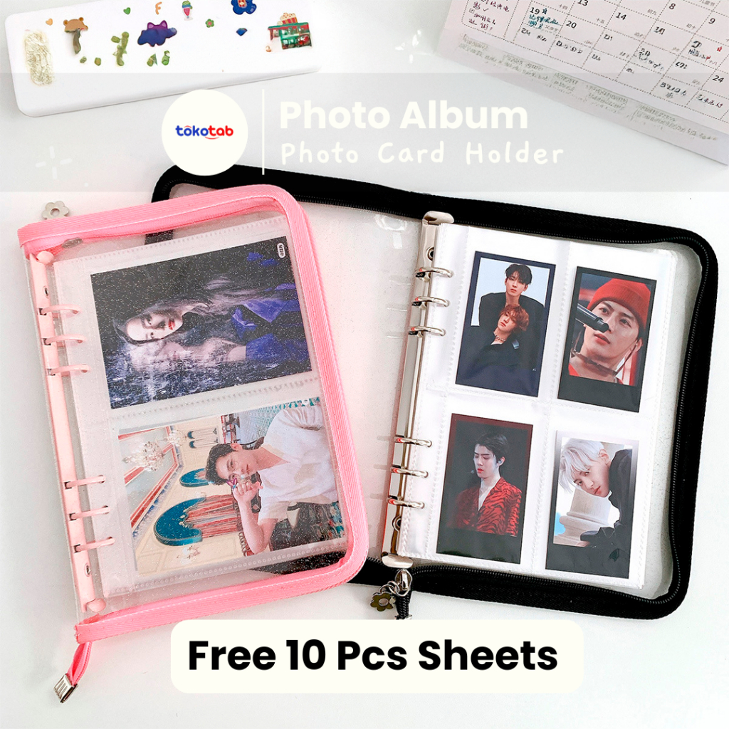 Jual Tokotab - Photo Album Card A5 Korean Style Zipper Book Polaroid 3 ...