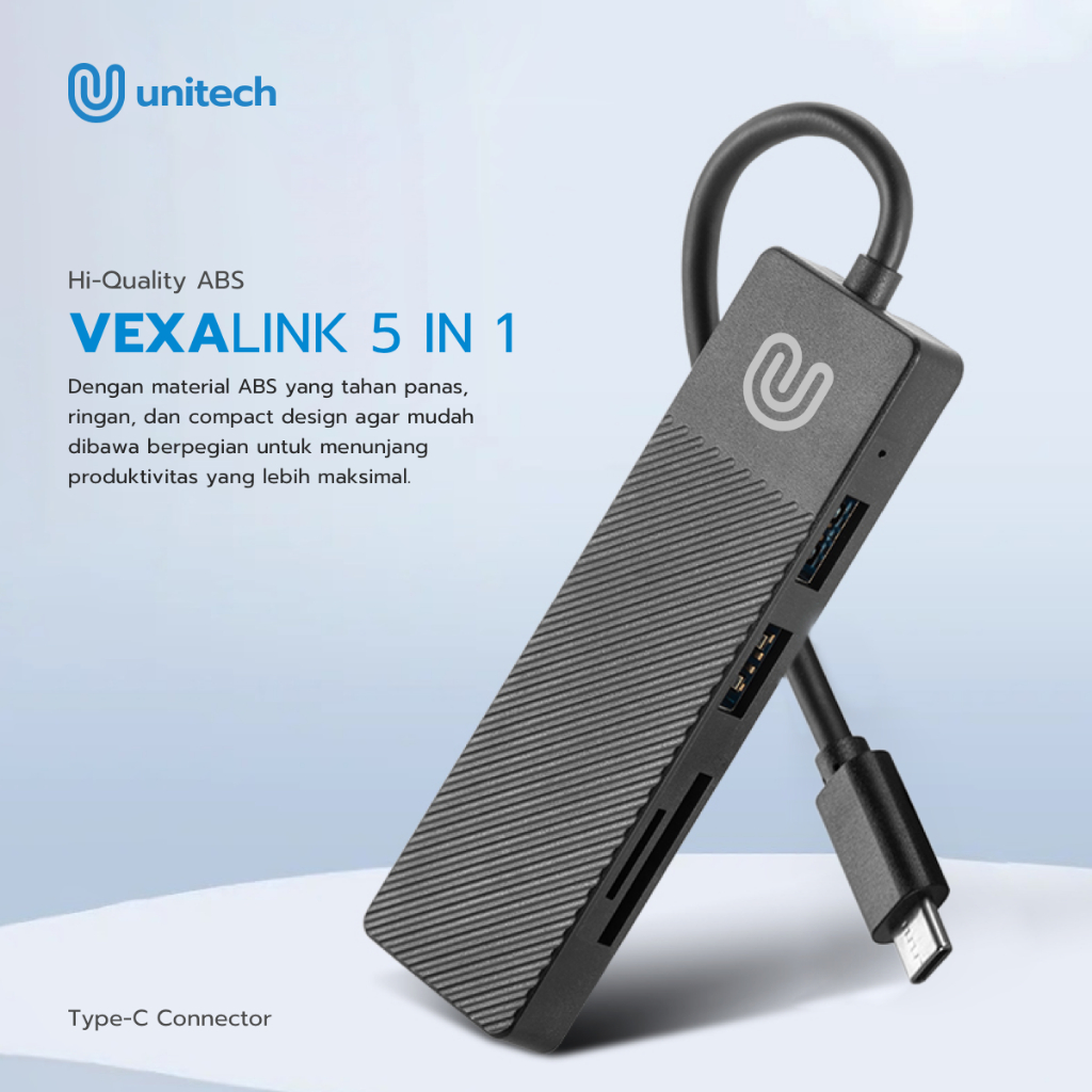 Jual USB HUB Unitech VexaLink / Vexa Link USB 3.0 | USB 2.0 | SD Card ...
