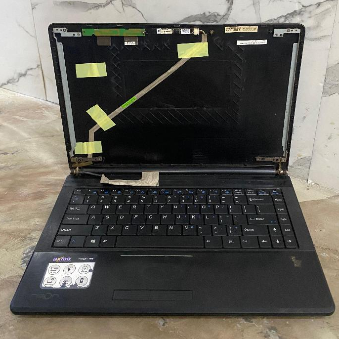 Jual Laptop Axioo neon RNW Casing + mesin normal + NON lcd | Shopee ...