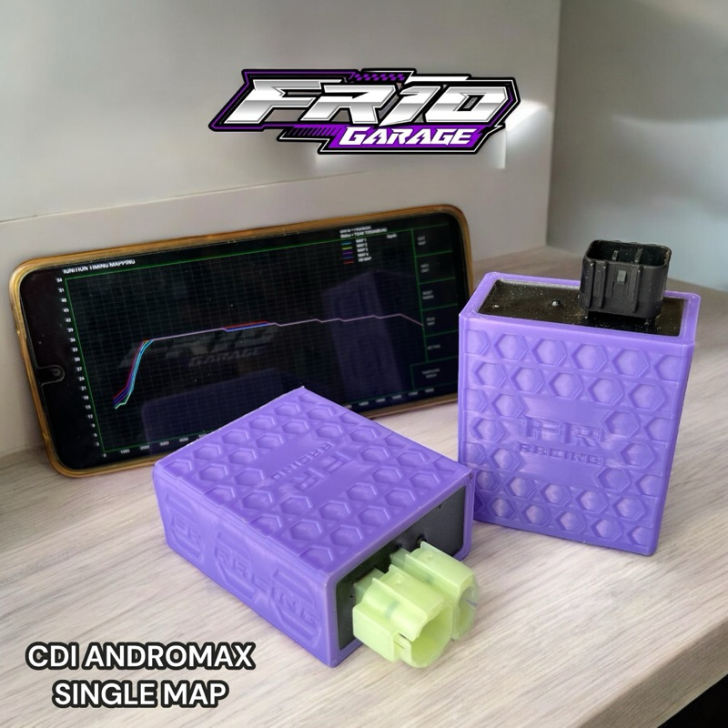 Jual CDI PROGRAMABLE ANDROMAX SINGLE MAP CDI RACING ANDROID SERIES MIO ...