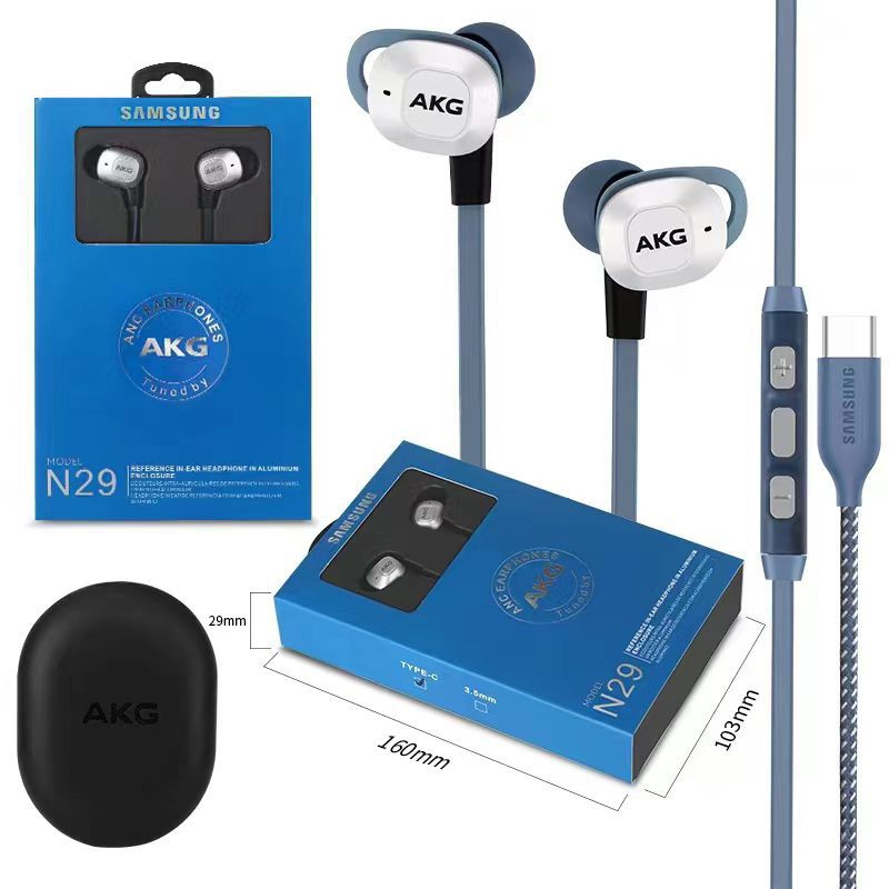 Jual Headset original N29 AKG super Bass Jack 3.5 / Type C | Shopee ...