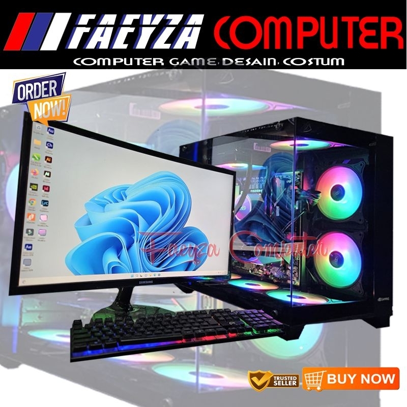 PC Gaming Fullset Intel I7 10700F | Ram 16gb DDR4 | NVME 256GB | VGA RTX 5060 | CPU ONLY | FULLSET