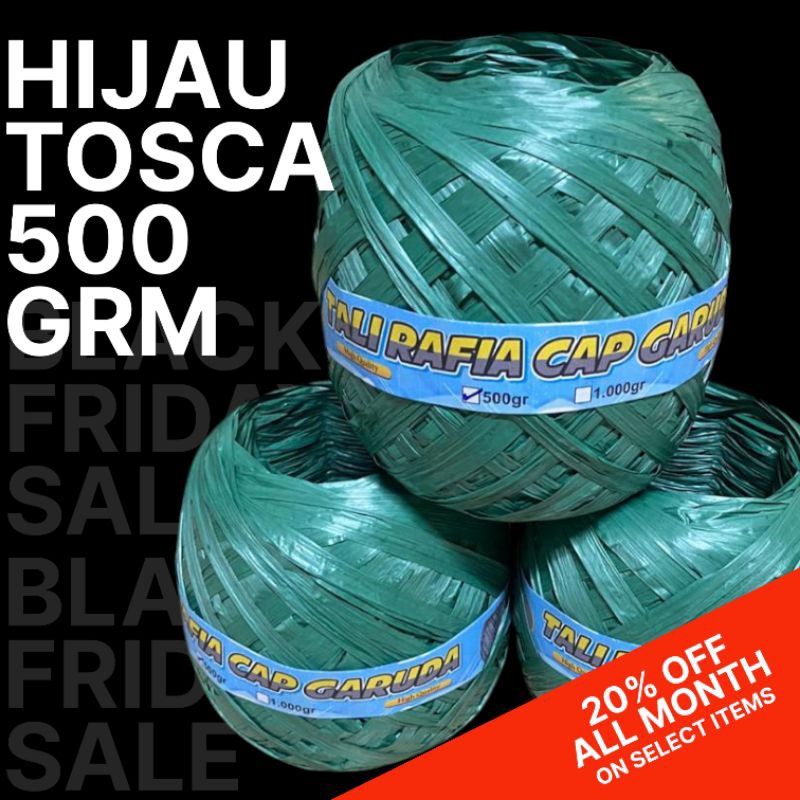 Jual Tali Rafia Hijau Gulungan Padat | Shopee Indonesia