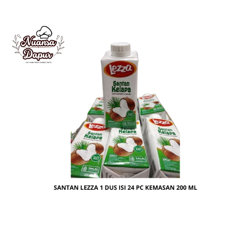 Jual Lezza Santan Kelapa Cair / Siap Saji / Siap Pakai Kemasan 1Karton ...