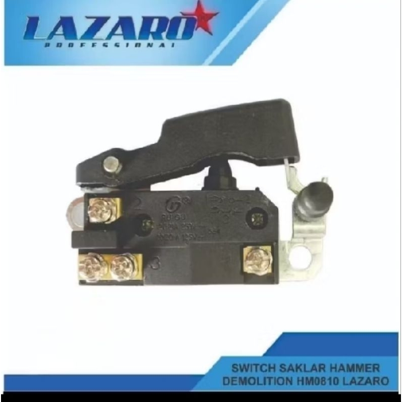 Jual TERMURAH!!! SAKLAR / SWITCH MESIN HAMMER DRILL HM0810 LAZARO ...