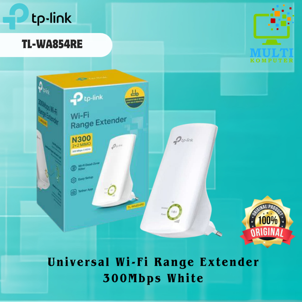 Jual TP-Link TL-WA854RE Universal Wi-Fi Range Extender 300Mbps White ...