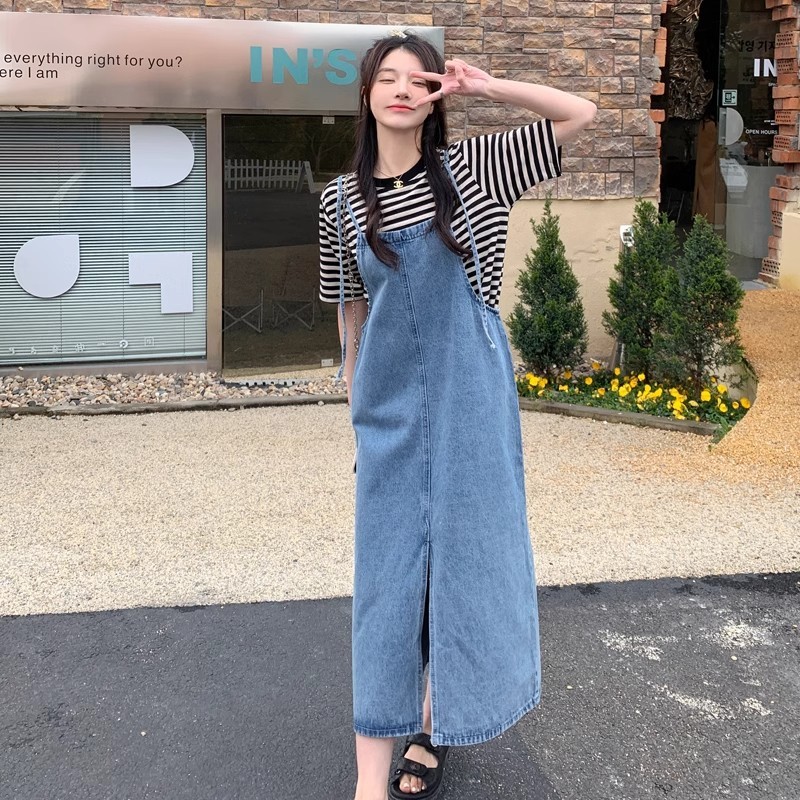 Jual (ʀᴇᴀᴅʏ) JUMBO 5XL Overall Jumpsuit Jeans Wanita Polos Baju Kodok ...