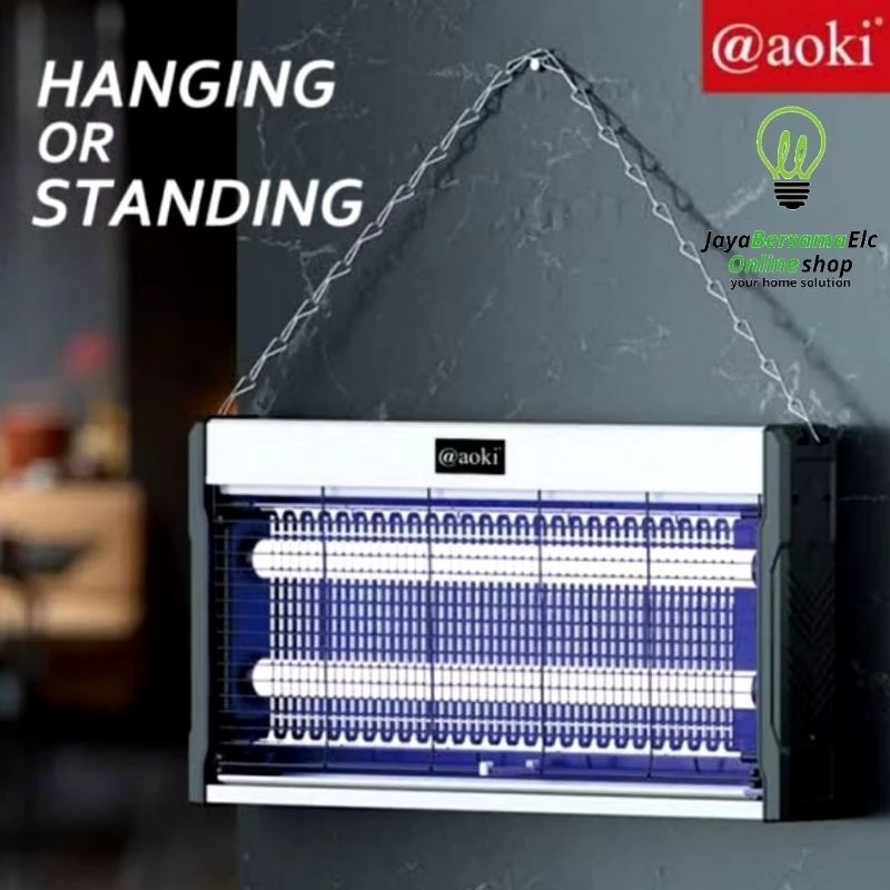 AOKI INSECT KILLER MOSQUITO PERANGKAT NYAMUK LALAT LAMPU UV 12W / 22W / 30W / 40W ORIGINAL