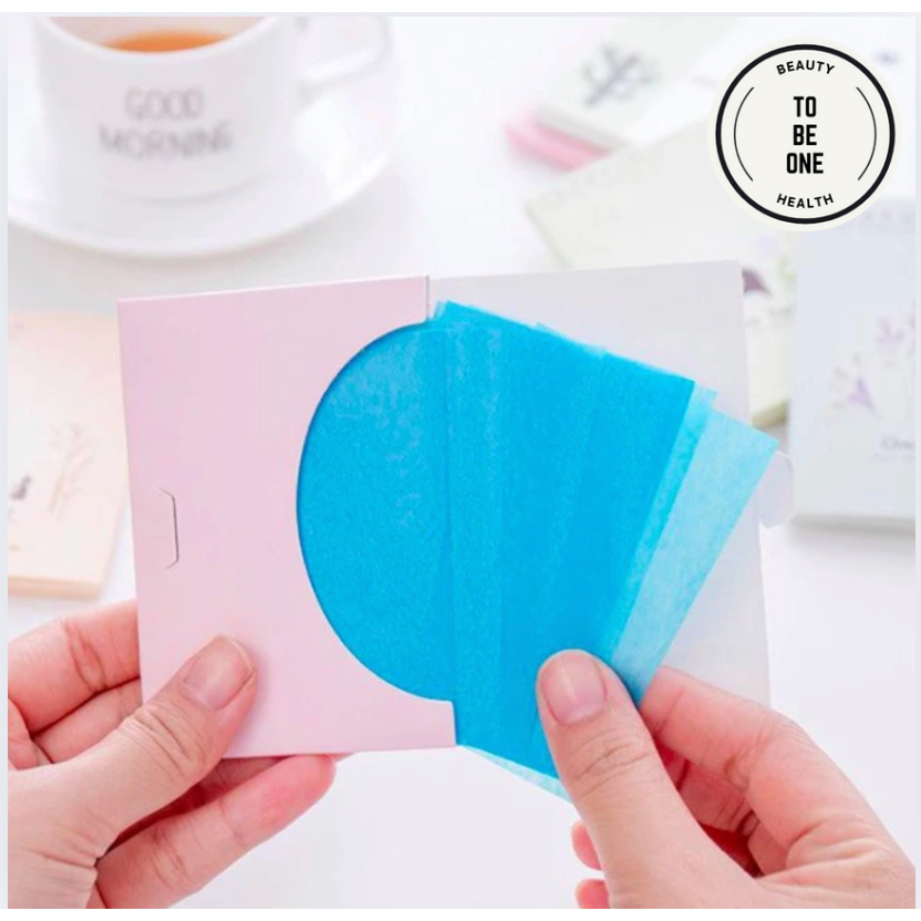 Kertas Linen Tissue Penyerap Minyak Wajah 50Pcs Oil Control Film Menyerap Minyak Muka Wajah Berlebihan Kertas Penyerap Minyak