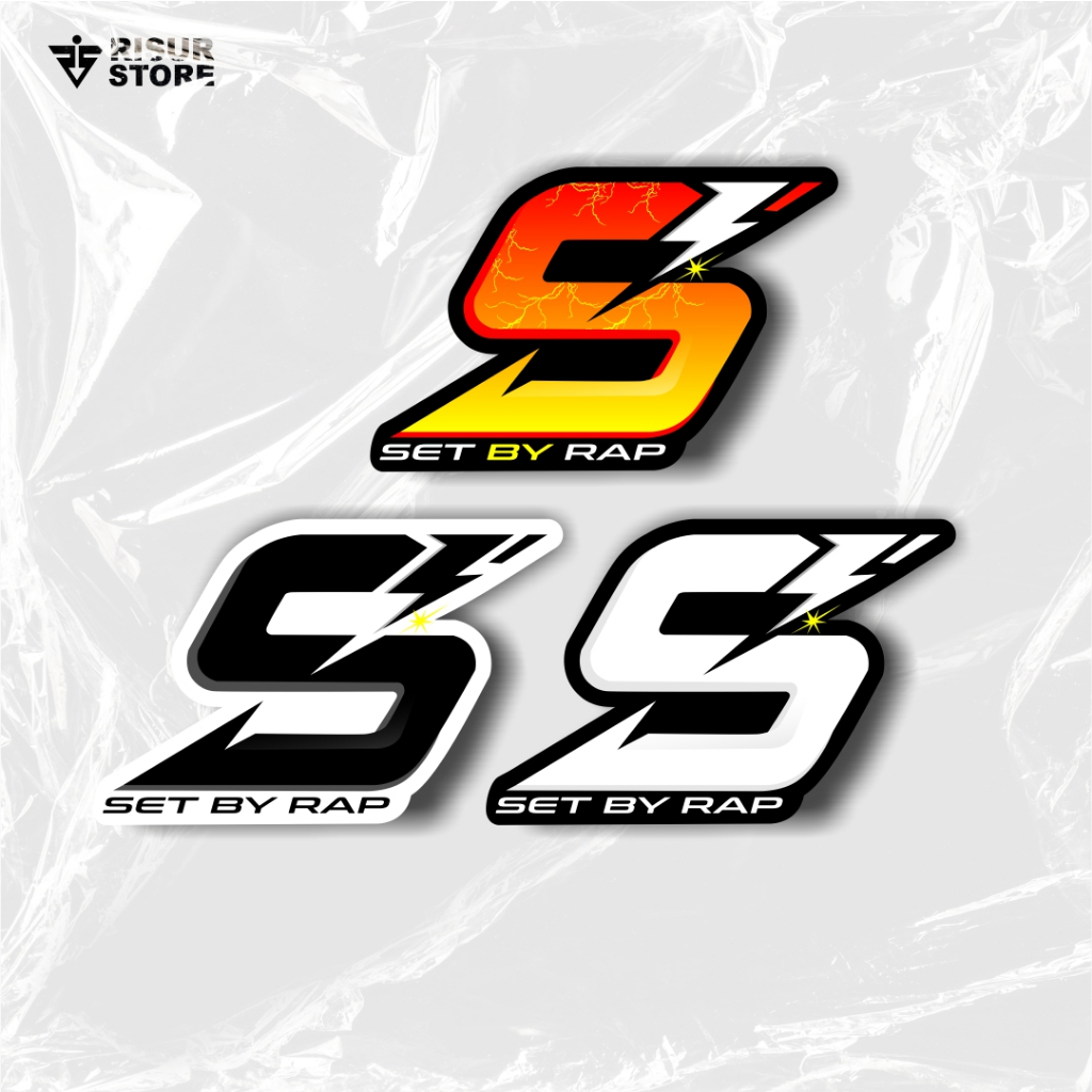 Jual STICKER MOTOR - Sticker S SET BY RAP Cutting Rapih | Shopee Indonesia