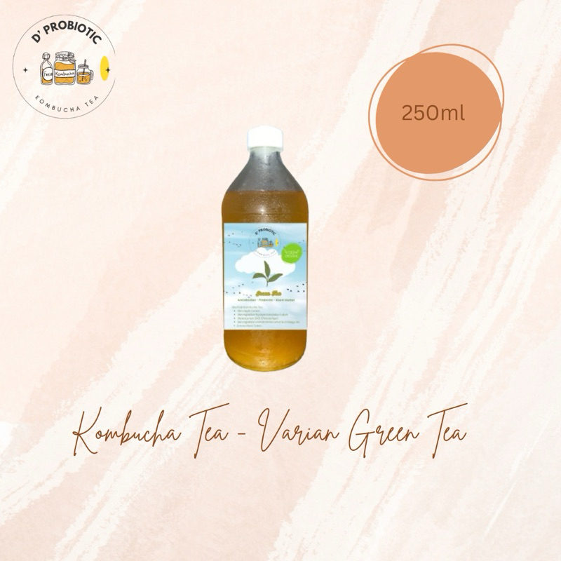 Jual KOMBUCHA GREEN TEA D' PROBIOTIC TEH FERMENTASI | Shopee Indonesia