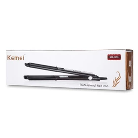 Kemei KM 2139 2in1 Ceramic Hair Straightener Catokan Rambut