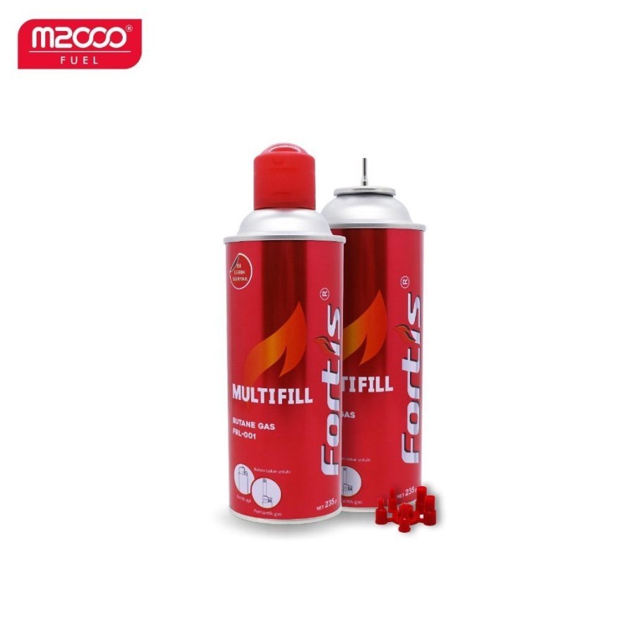 Jual Gas Portable / Gas isi ulang Fortis M2000 Butane Fuel Refill Korek ...