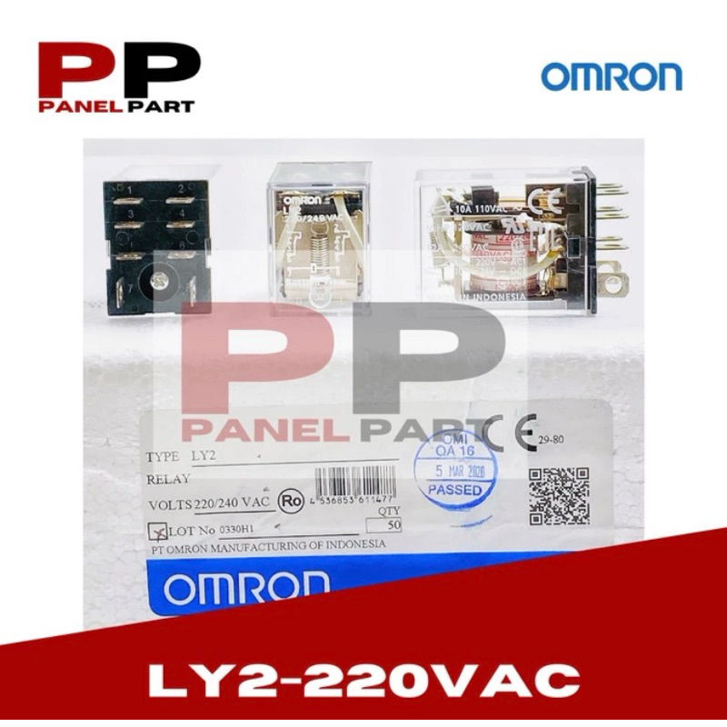 Jual RELAY OMRON LY2-220VAC ORIGINAL | Shopee Indonesia