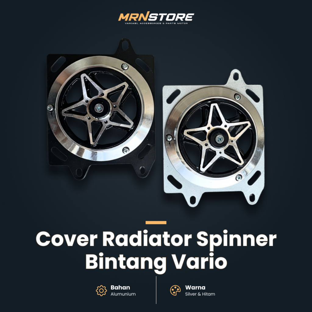 Jual COVER RADIATOR SET SPINNER MODEL (BINTANG NEW) Vario125, Vario150 ...