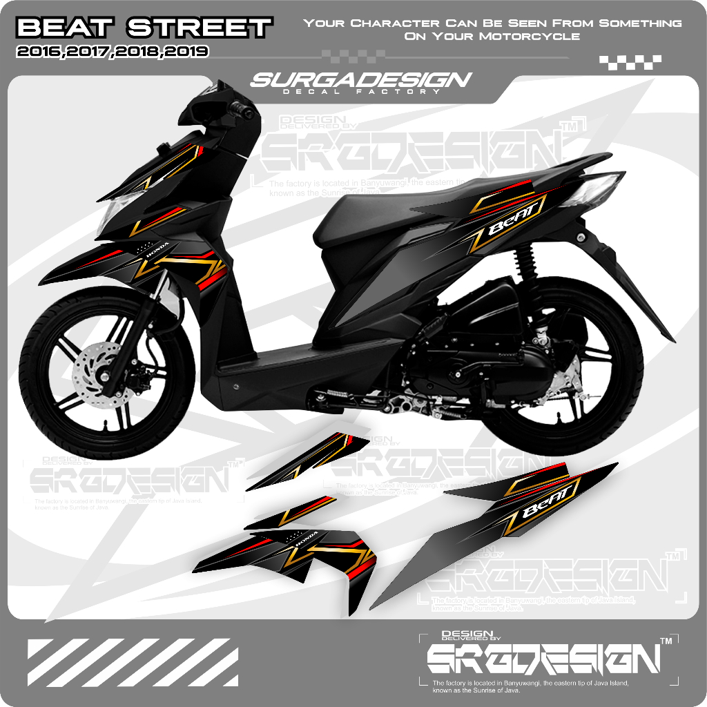 Jual STICKER BEAT ESP 2019, STICKER BEAT ESP, STICKER BEAT STREET ...
