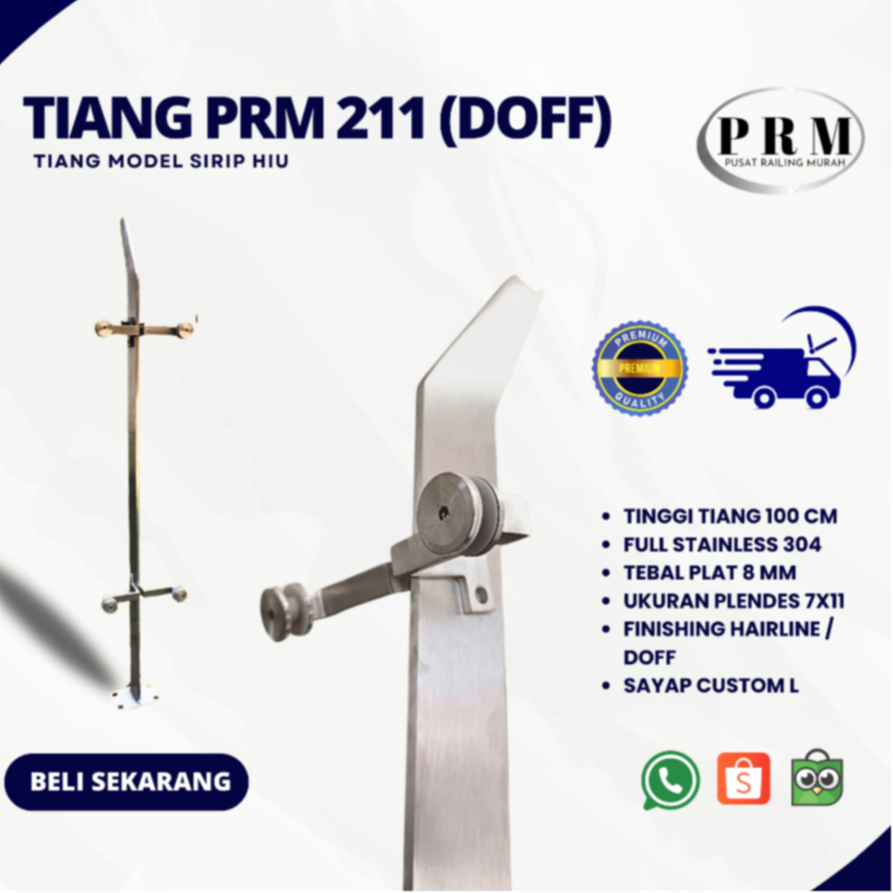 Jual TIANG PRM 211 MODEL PLAT SIRIP HIU SAYAP L RAILING TANGGA ...