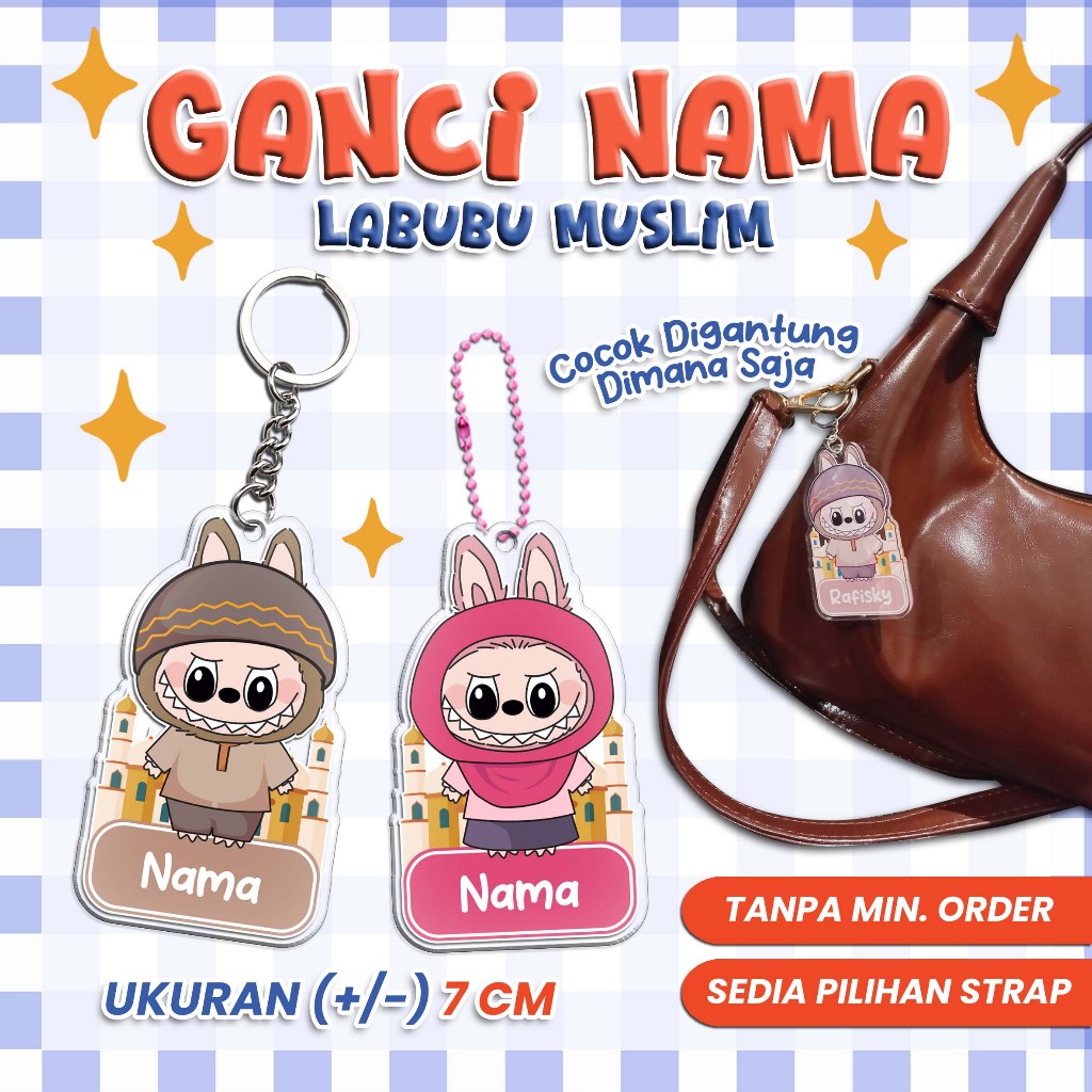 Jual GANCI Custom Ganti NAMA - GANTUNGAN KUNCI KEYCHAIN CUSTOM NAMA ...