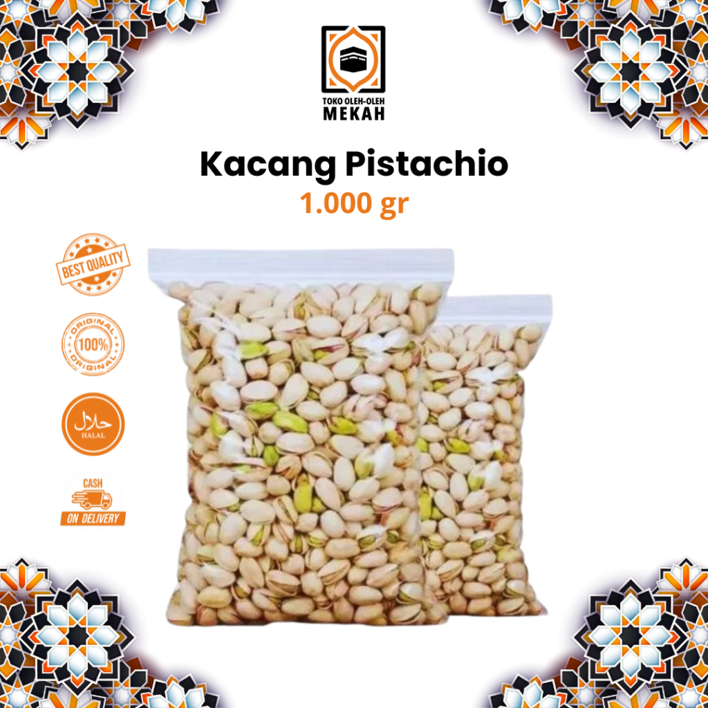Jual kacang pistachio fustuk 1Kg | Shopee Indonesia