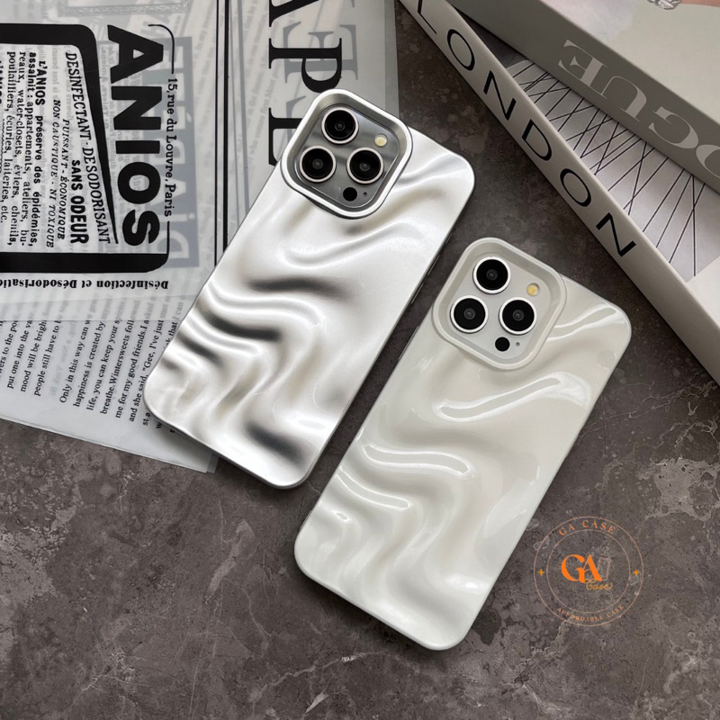 Jual WAVY GLOSS PATTERN CASE | Shopee Indonesia