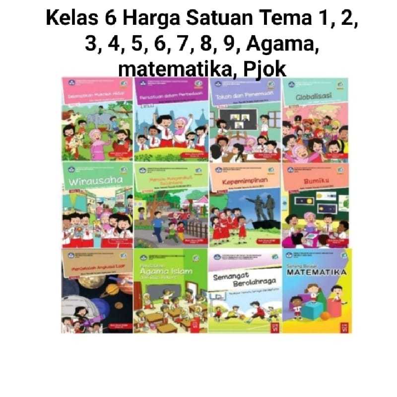 Jual Buku Tematik Kelas 6 Tema 1 2 3 4 5 6 7 8 9 Agama Islam Latihan ...