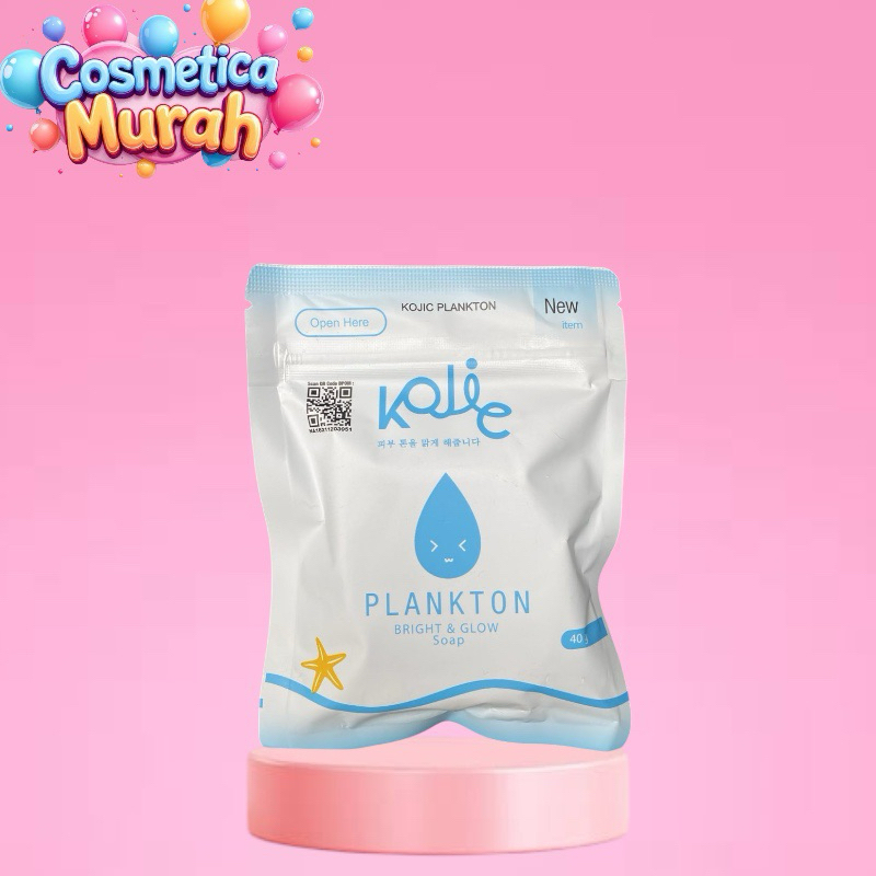 co] KOJIC PLANKTON bright and glow soap 40 gr - sabun pencerah wajah